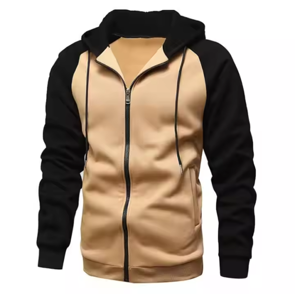 Men's Jackets Hooded Coats Casual Zipper Sweatshirts Male Tracksuit Fashion Jacket Men Clothing Outerwear - Image 5