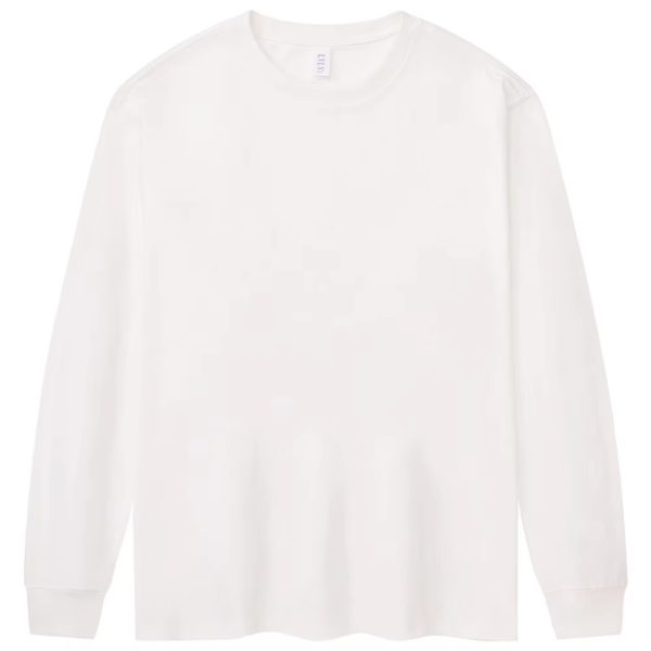 Cotton High Quality Long Sleeve Various Colors for Comfortable Leisure Skin Breathable Long Sleeve - Image 2