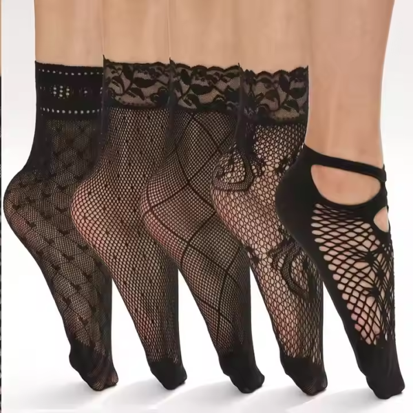 Net Black Socks