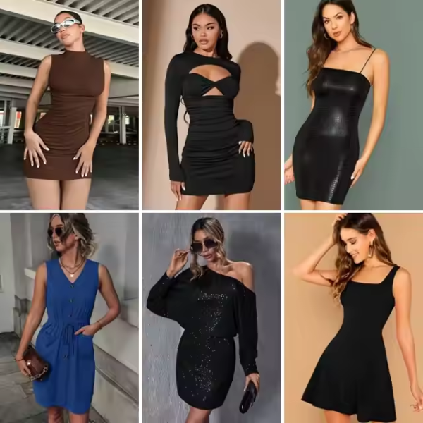 Sleeve Dress Straight