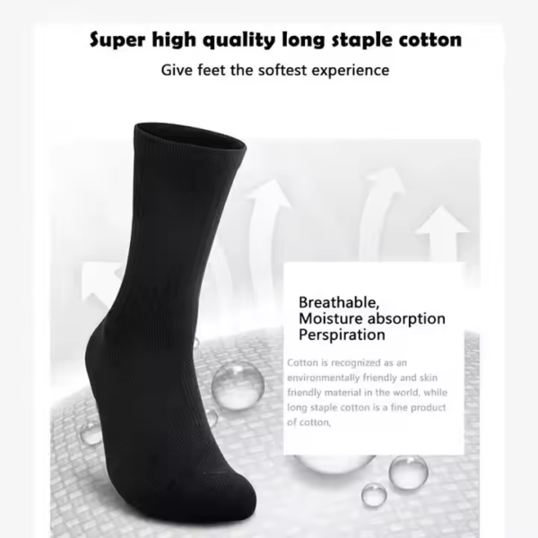 Compression Ankle Grip Designer Men Crew Unisex Sport Cotton Custom logo Socks Men - Image 3
