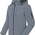 CREATMO US Men's Softshell Military Jacket light gray