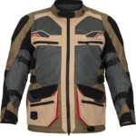 Tourmaster Men's Ridgecrest Mesh Adventure Motorcycle Jacket Sand